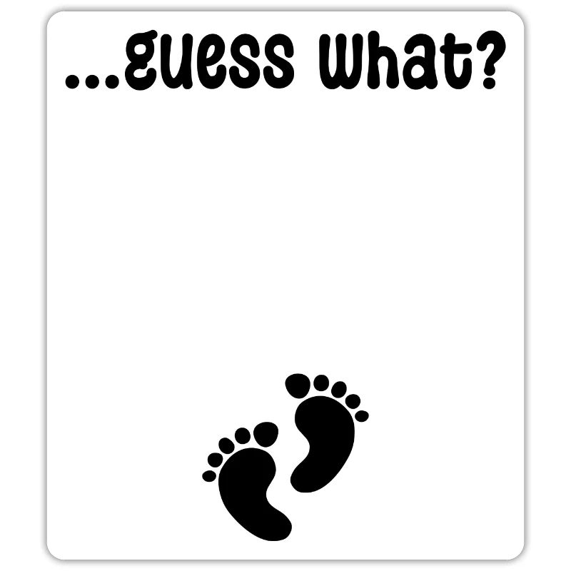 Déclaration de grossesse Pieds de bébé enceinte Maman