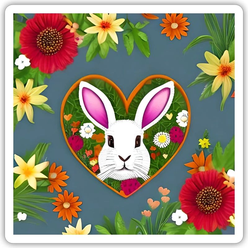 White Easter Floral Pattern