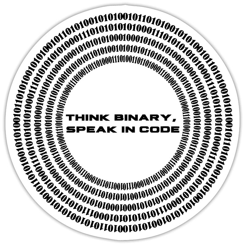 Think binary - speak in code