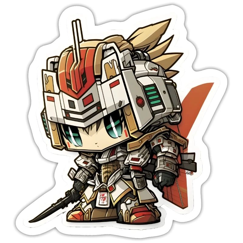 Chibi Samurai Robot