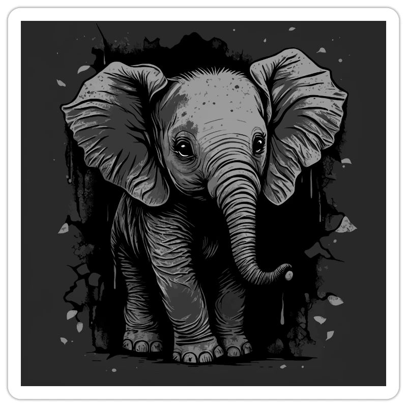 Mignon bébé éléphant