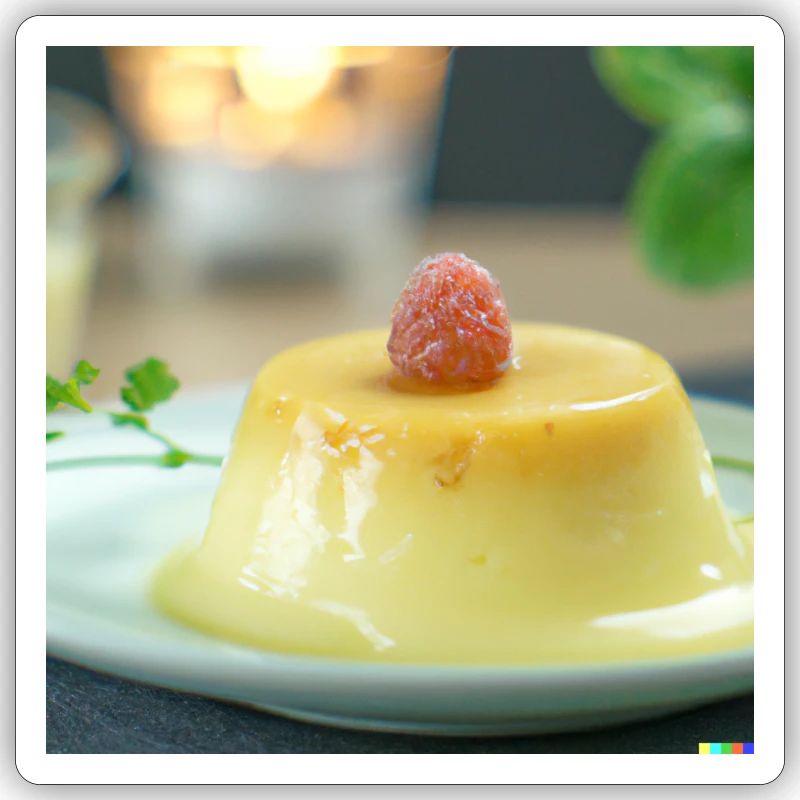 Custard in pudding