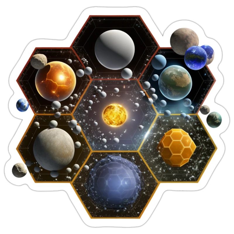 Hexagonal Solar System