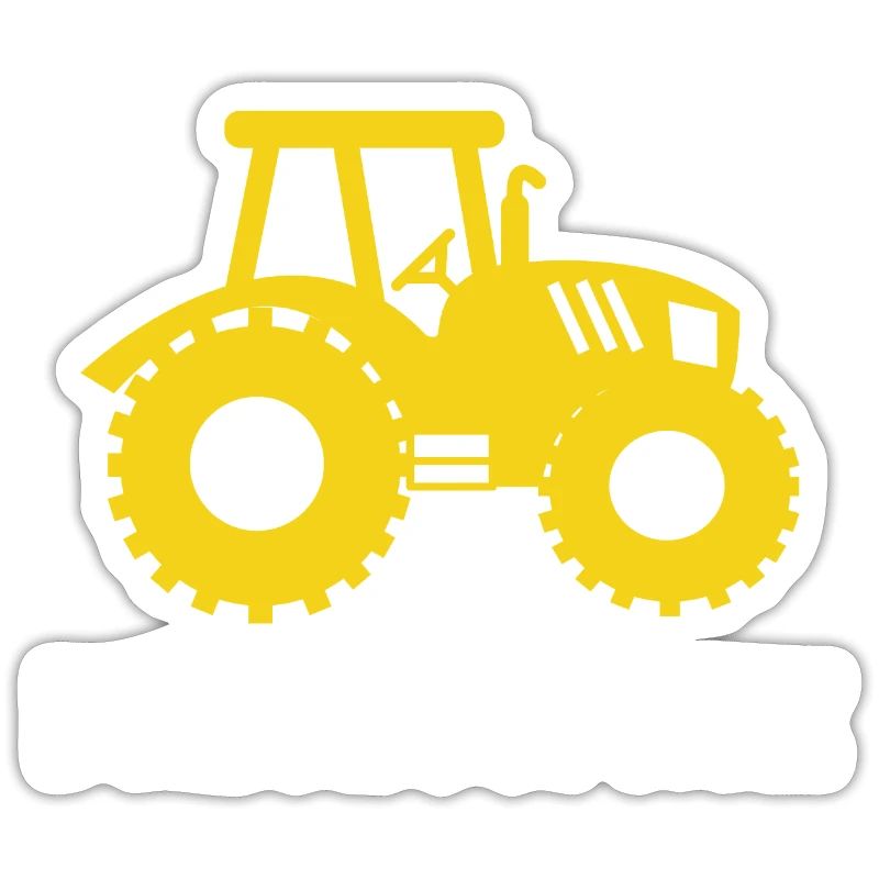 Traktor Bauer Feld Ackerbau Statement Biobauer