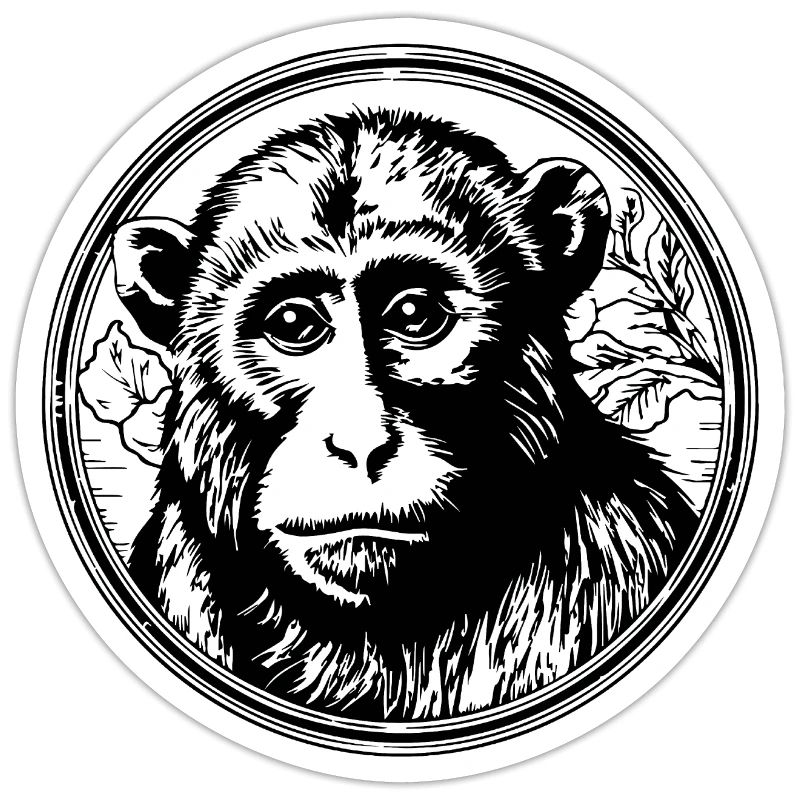 Monkey Monkey Monkey Face Jungle