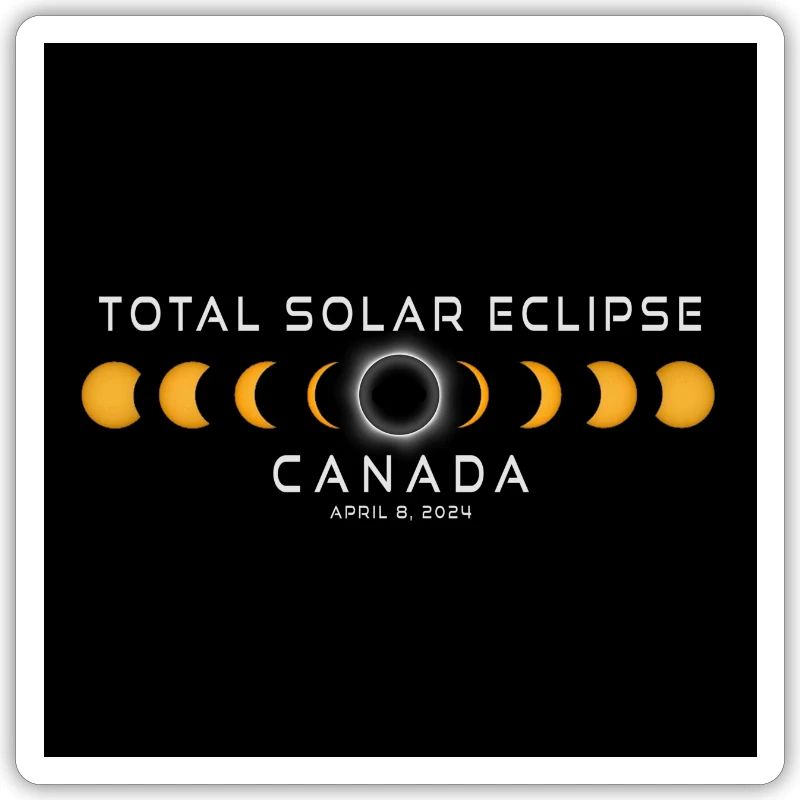 Canada 2024 Eclipse Cool Souvenir 8 avril