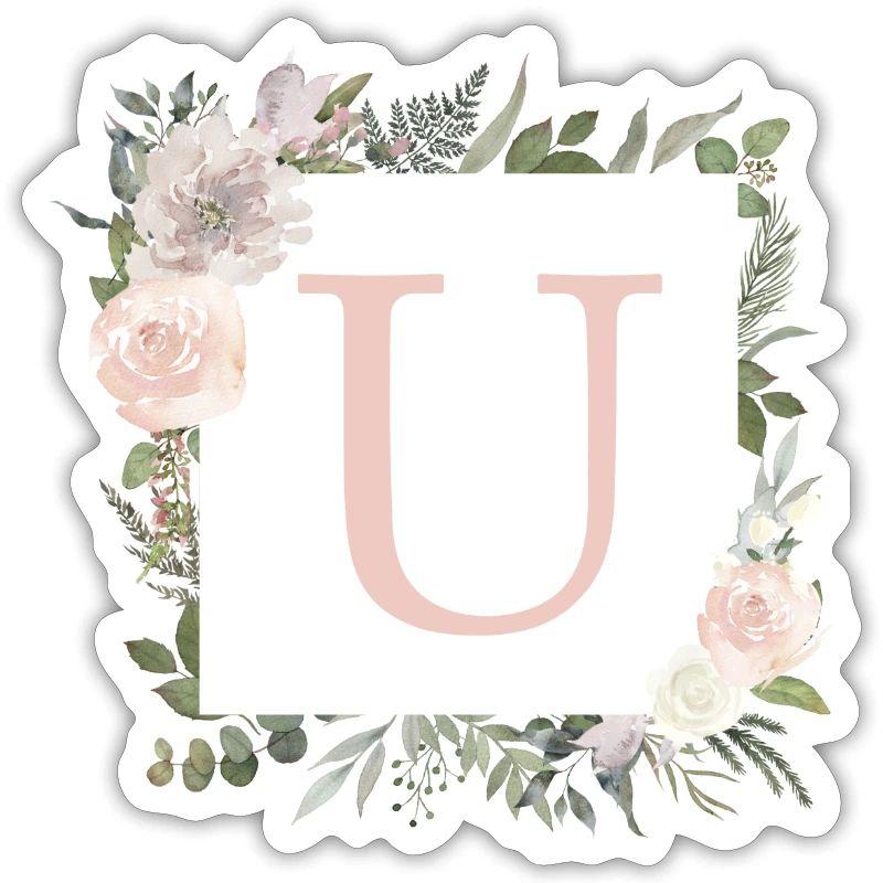 U Monogram Eucalyptus Boho