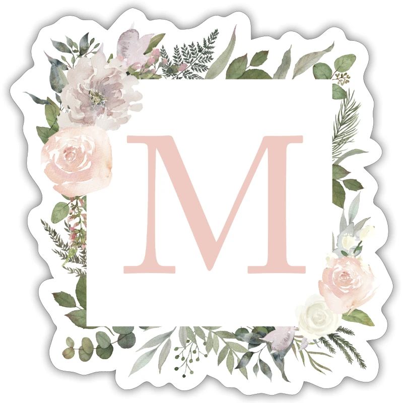 M Monogramme Eucalyptus-Boho