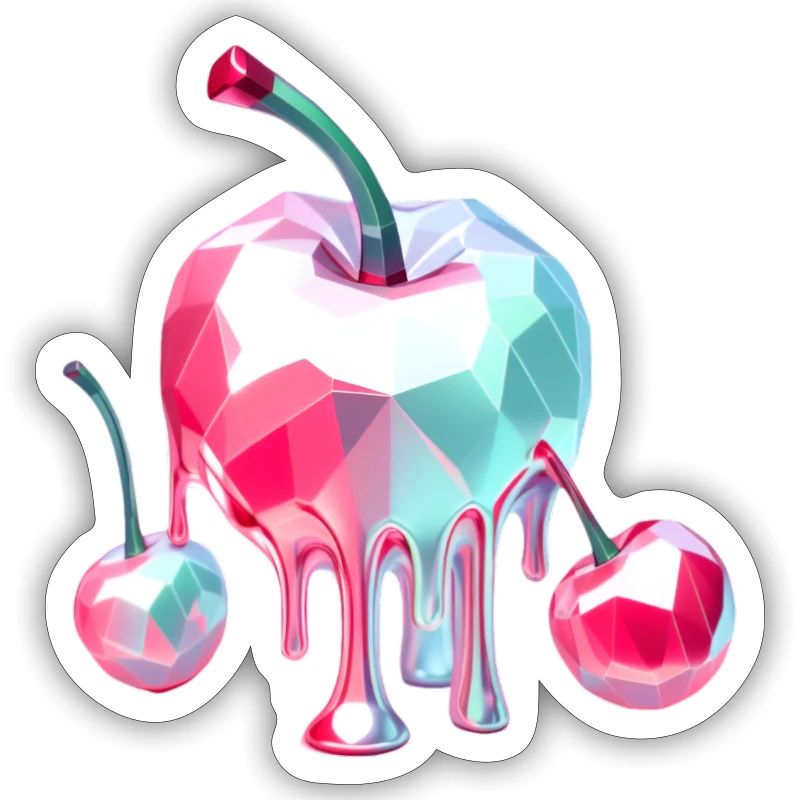 Cherry Sky Ruby Reflection