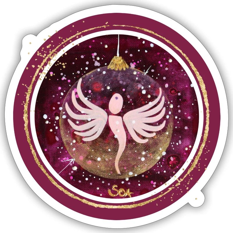 Weihnachtskugel Engel - Sonja Ariel von Staden