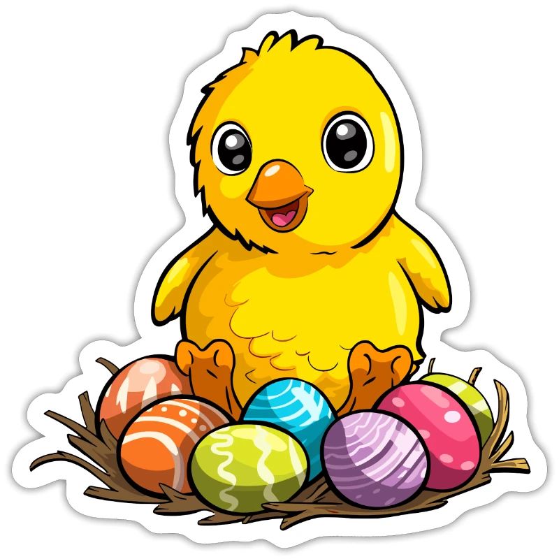 Cute Easter chick