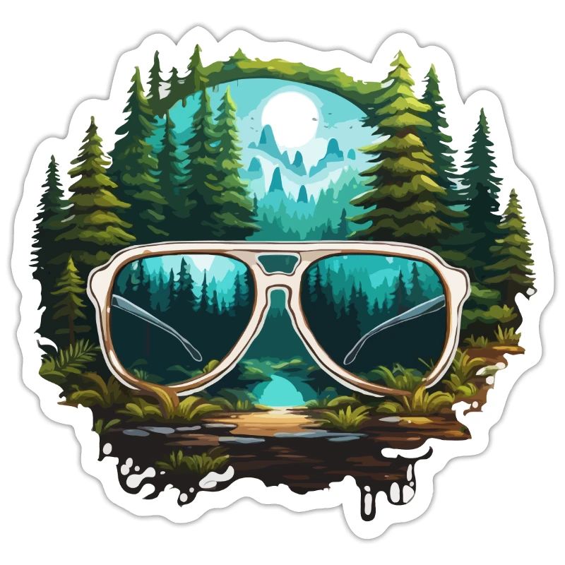 Lunettes de soleil / Reflection / Forest / Reflection