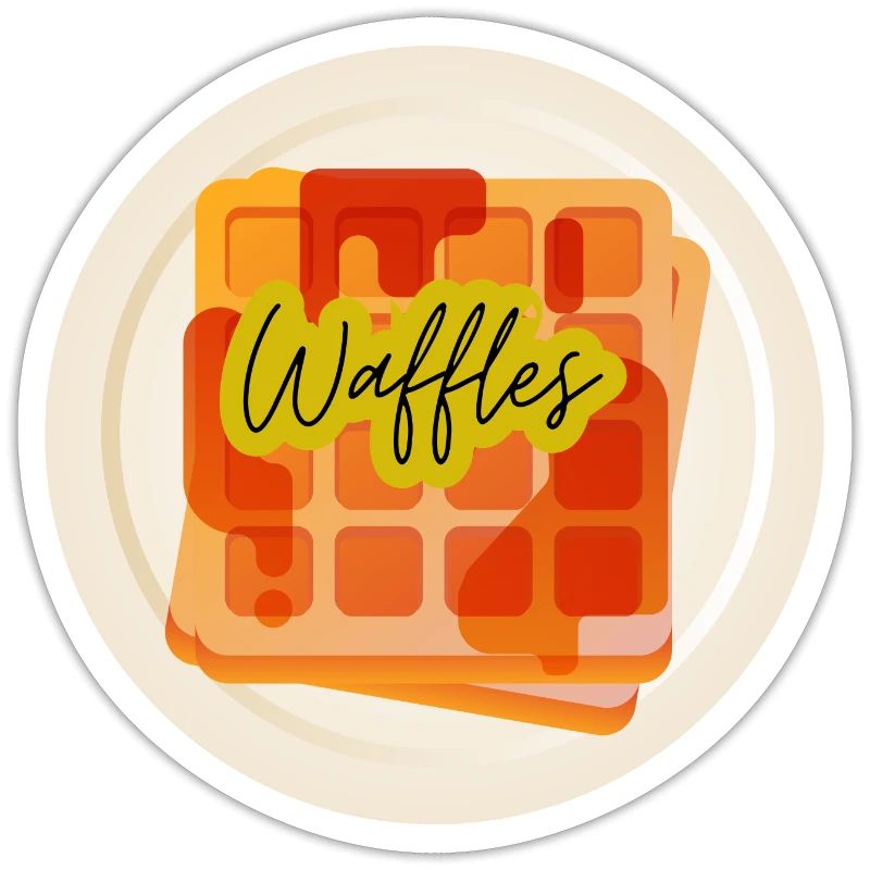 Breakfast waffles