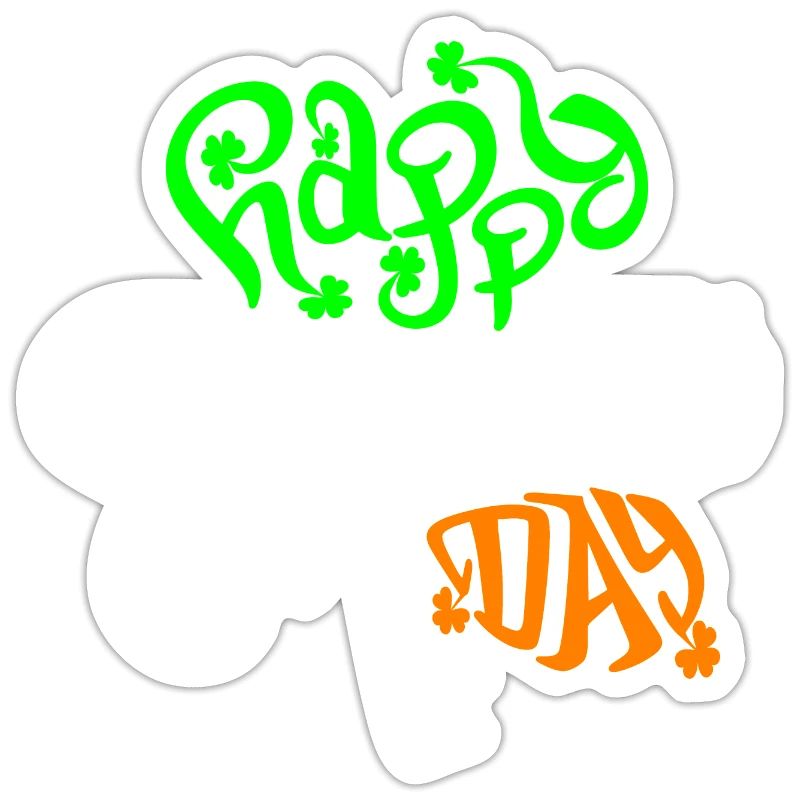 trèfle Saint Patrick design unique Saint Patrick