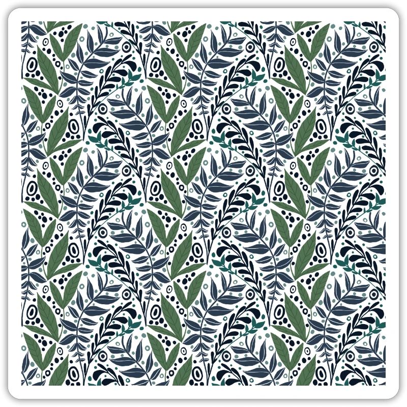 Seamless Pattern / Pattern / Patterned Leaves