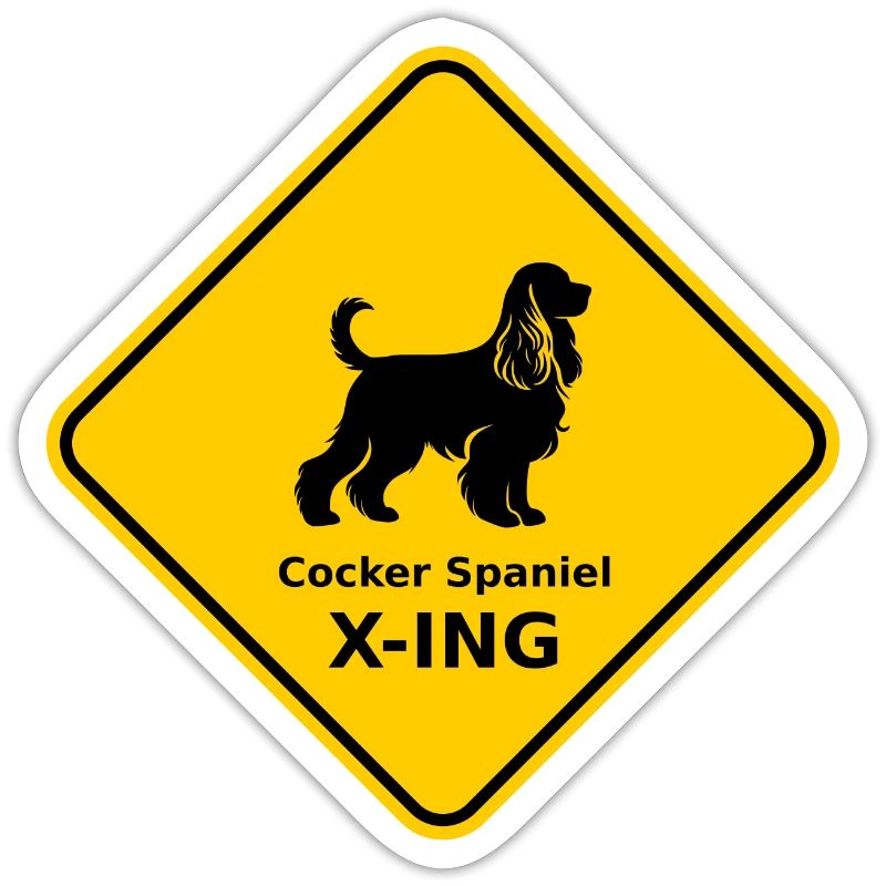 Shield "Cocker Spaniel X-ING"