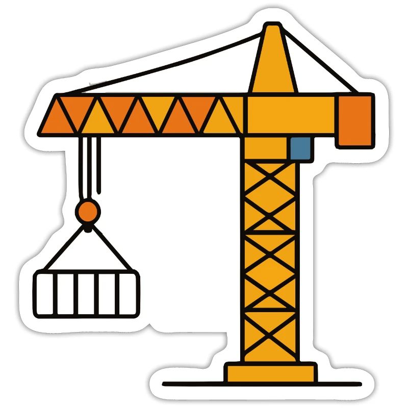 Construction crane - crane operator