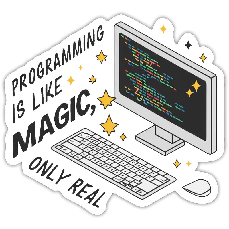 Programming is like magic, only real.