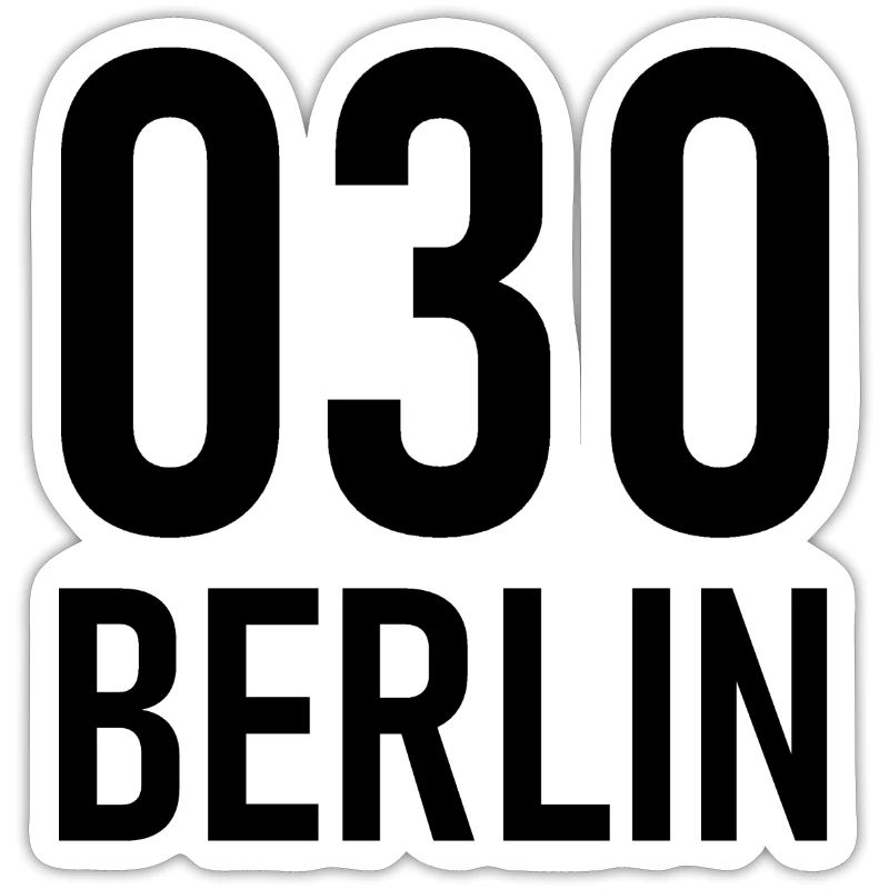 030 - Null Drei Null - Berlin - Area Code - Phone