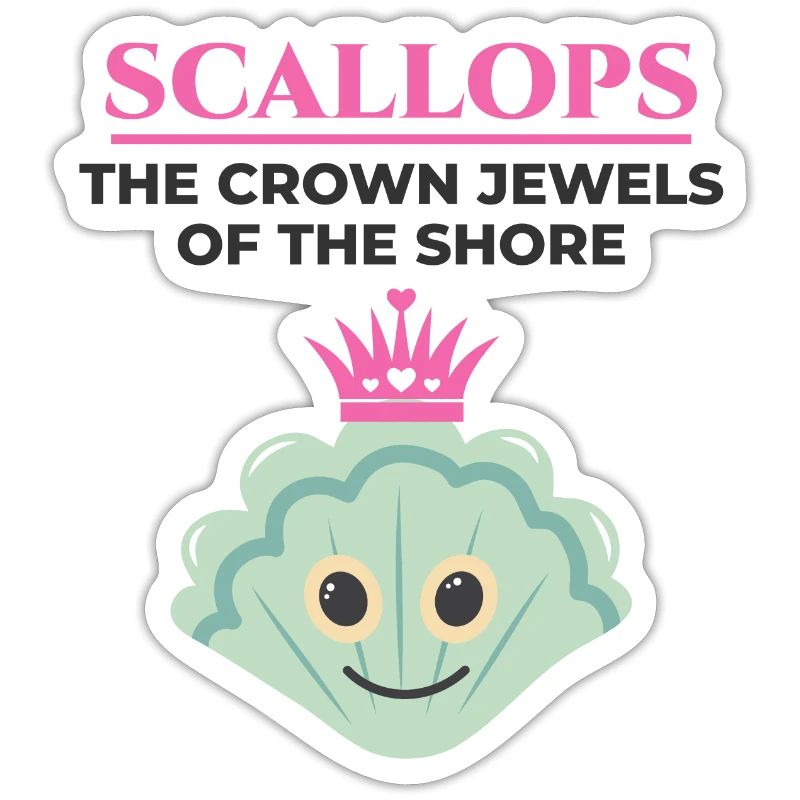 Scallop Seashells Collector Beachcomber Shellfish