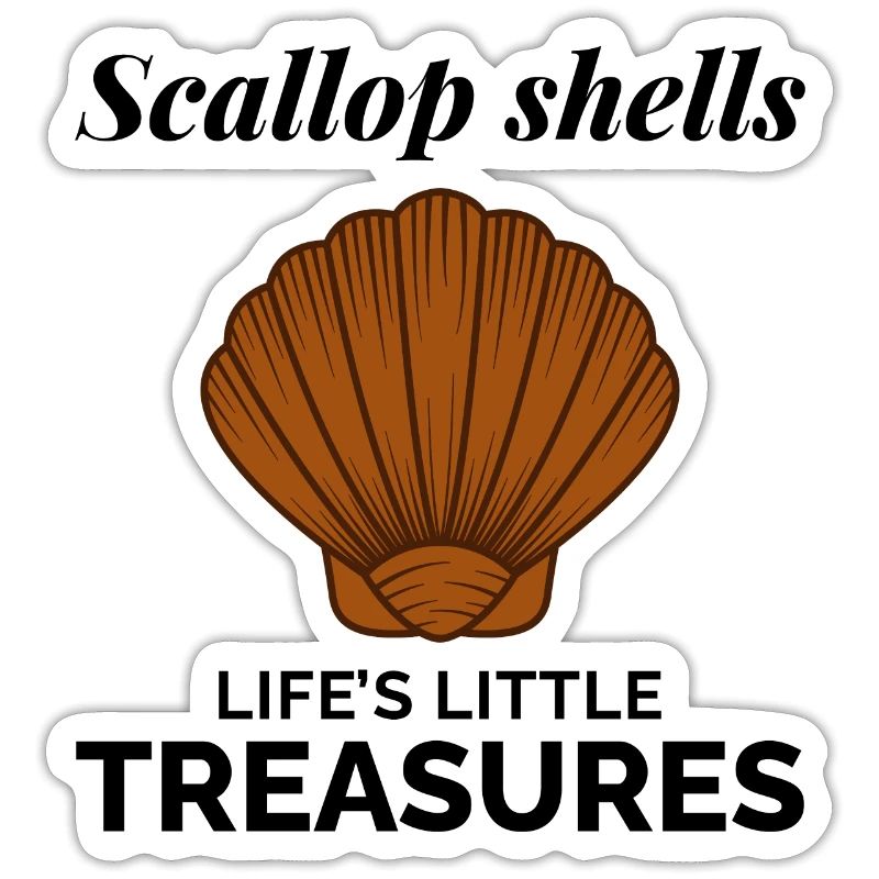 Scallop Seashells Collector Beachcomber Shellfish
