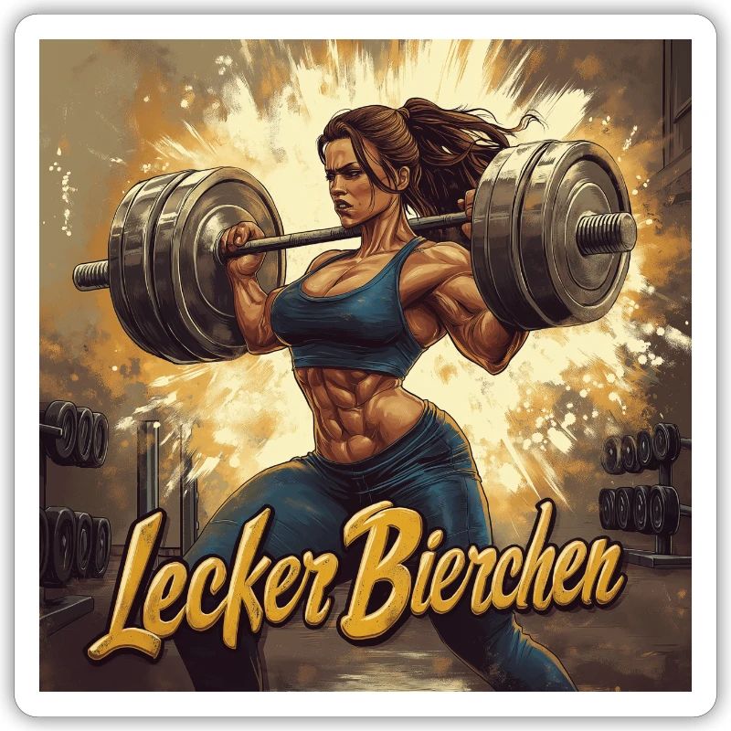 Lecker Bierchen: Ab in's Training mit dir!