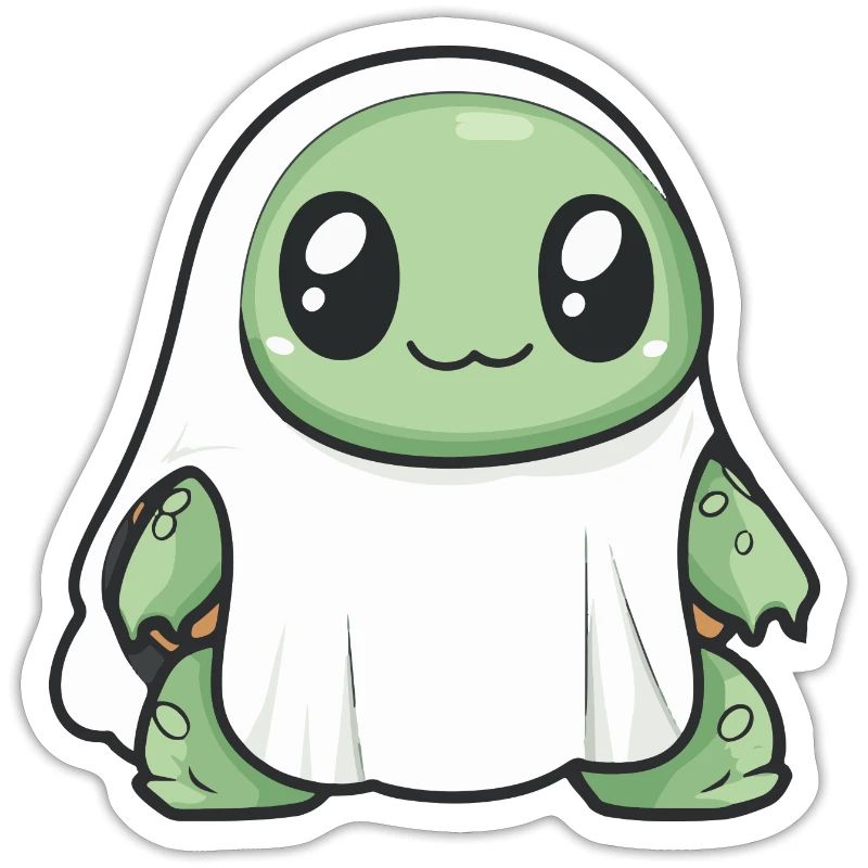 Turtle Halloween Funny Ghost