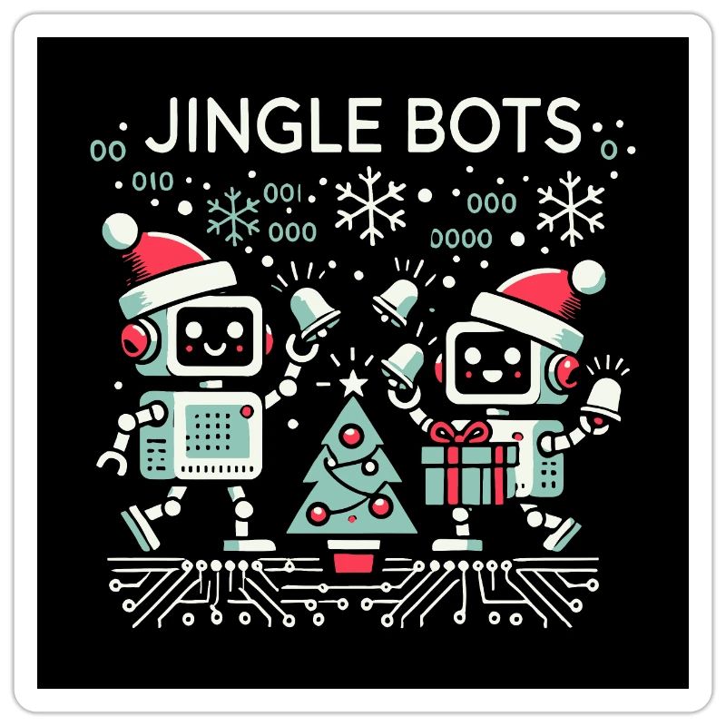 Jingle Bots - Robot de Noël avec code binaire