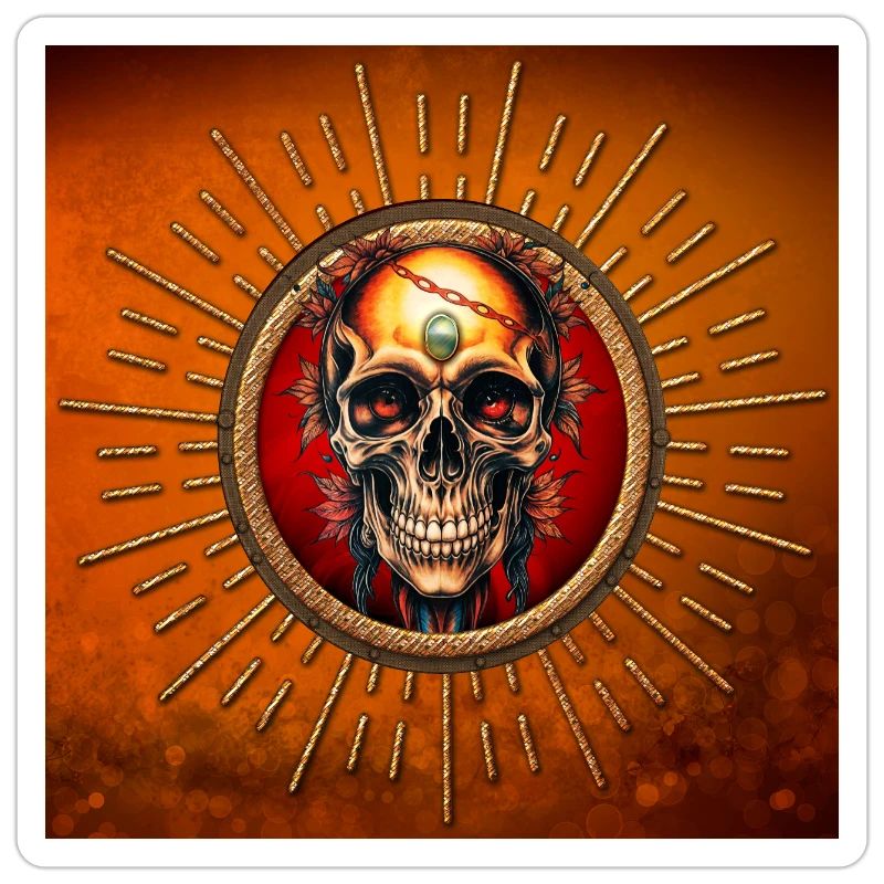 A skull whose