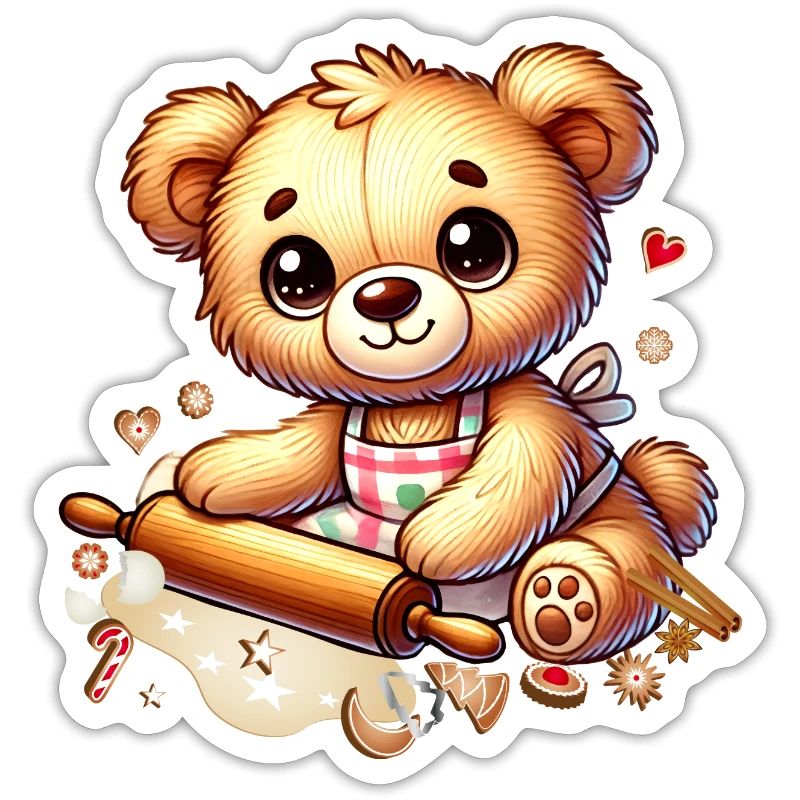 Cuisson de Noël Teddy – Douce joie festive