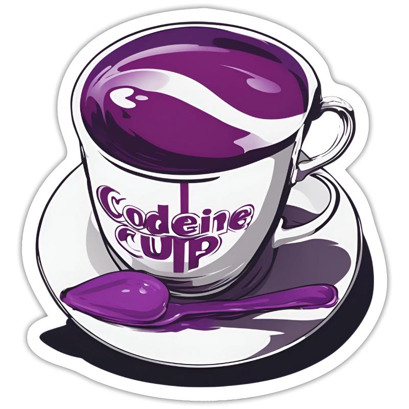 Codeine Cup – Tasse violette créative pour les créateurs de tendances