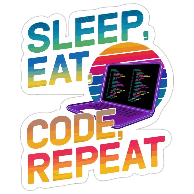 Sleep Eat Code Repeat Geschenk für Coder