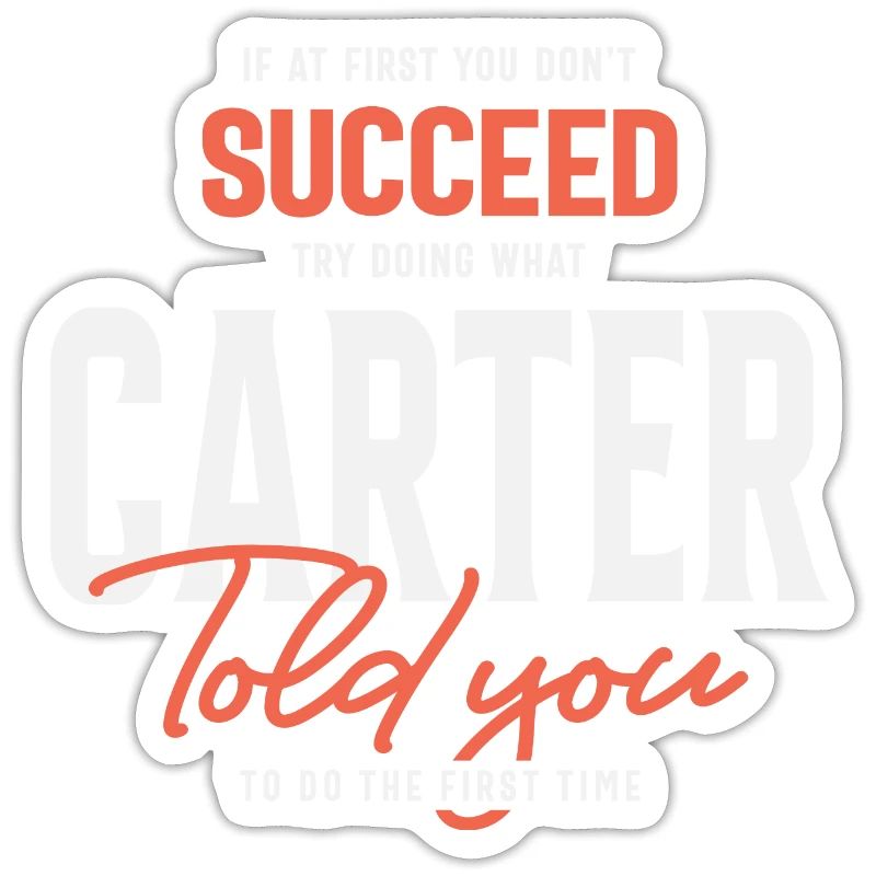 Carter Name Personalized Carter