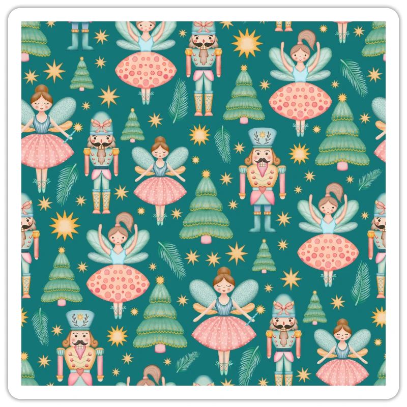 Whimsical Nutcracker Ballet Pattern