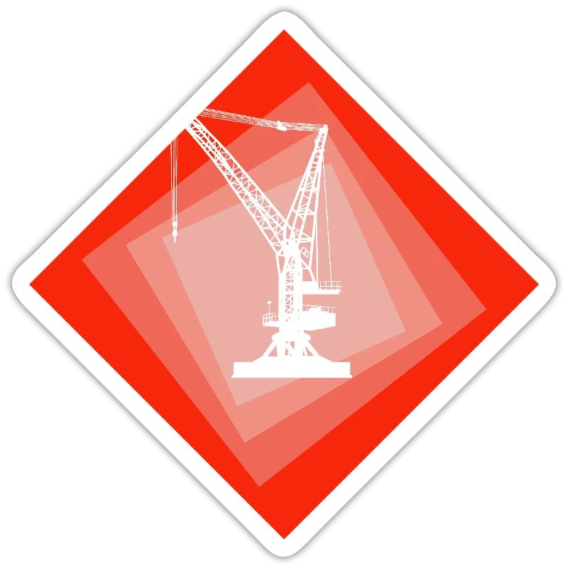Crane Construction Site Construction Worker