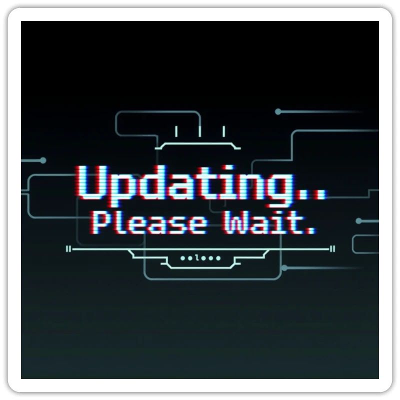Glitch Update Loading Screen