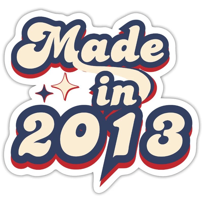 Made in 2013 retro