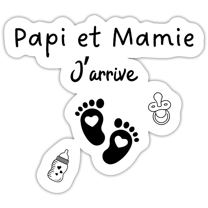 Papi et mamie j’arrive