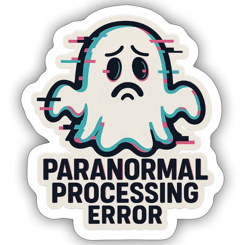 Paranormal Processing Error - Glitchy Ghost