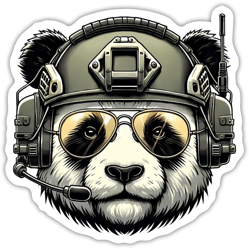 Panda Militär Armee Design