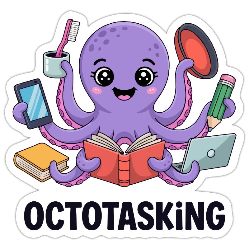 Octotasking Creature in Multitask Mode