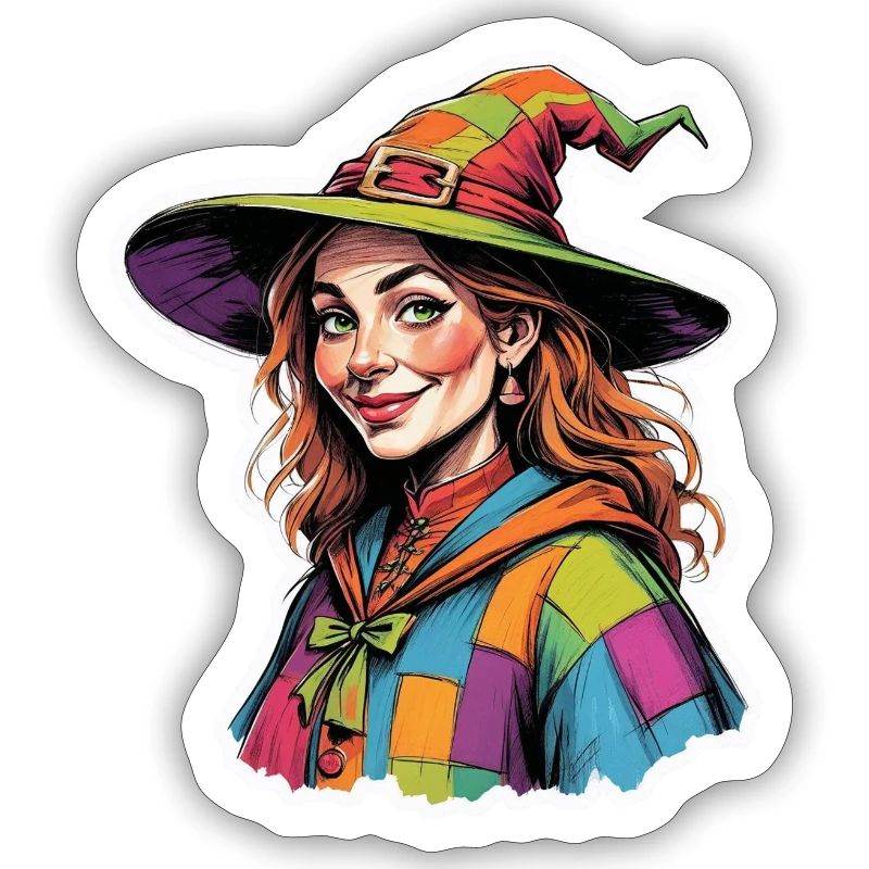 Hübsche Patchwork-Hexe