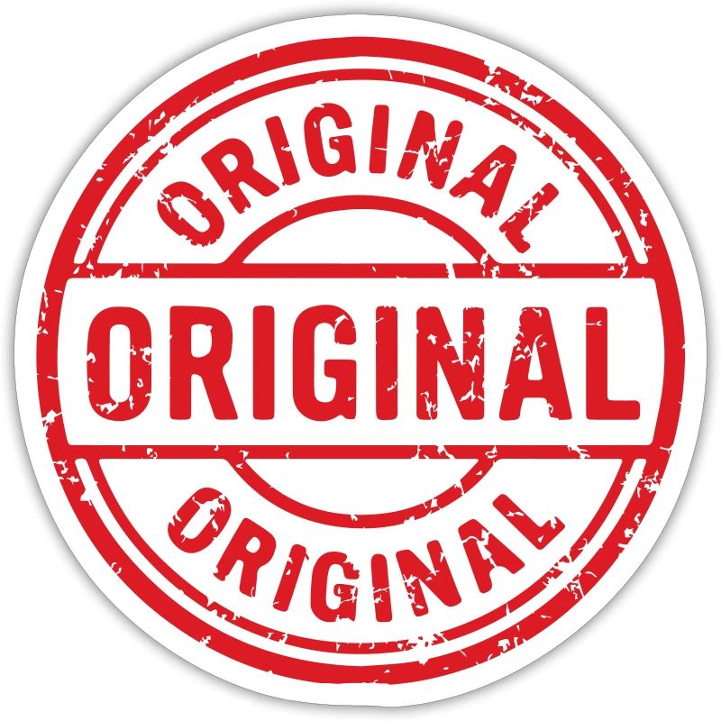 Logo original du timbre. Conception originale du tampon en caoutchouc