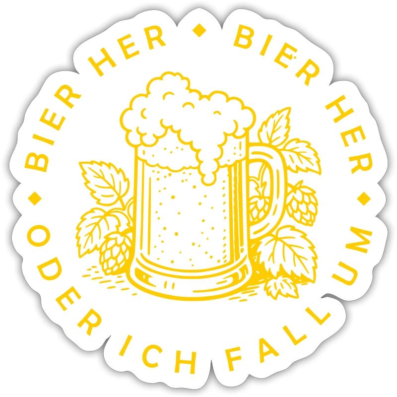 Les abeilles ici - Oder ich fall um !