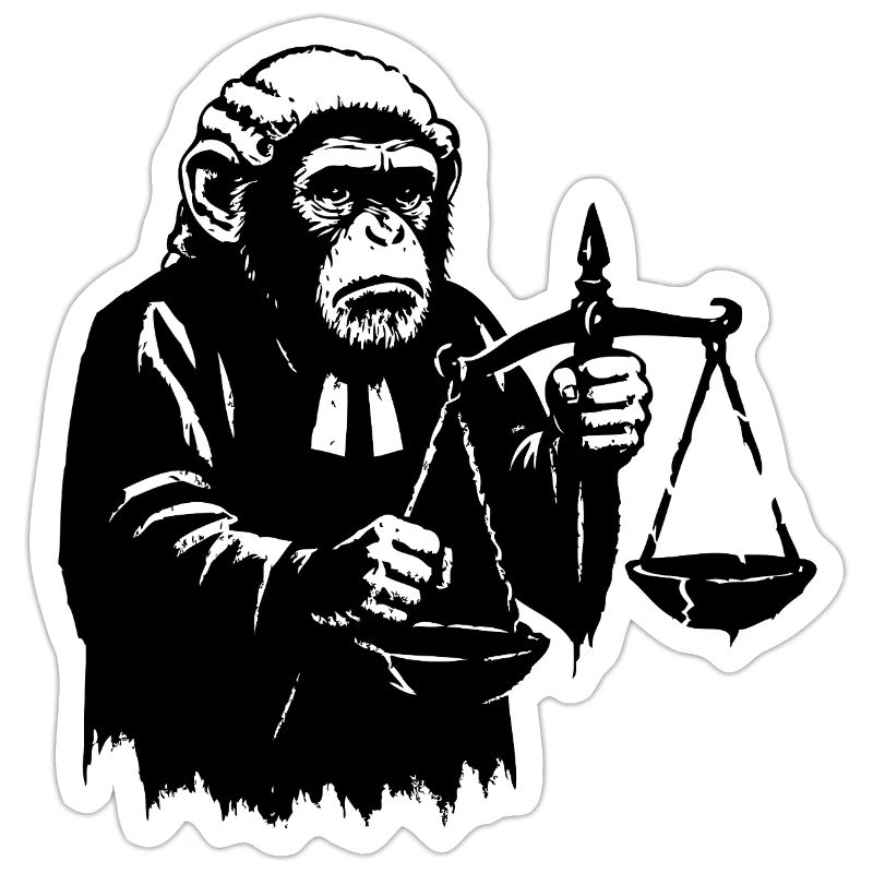 Monkey judge pulls scales down