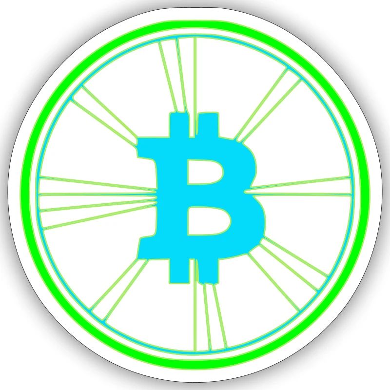Bitcoin Wireframe Speed Future Vector