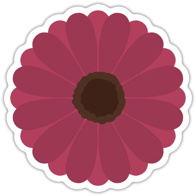 Pink Gerbera Bloom Pattern