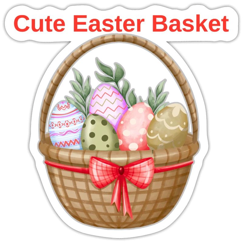 Cute Easter Basket Shirt – Easter Eggs Tee