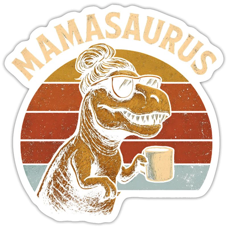 Mamasaurus Mama Mutter Geschenkidee Humor Lustig