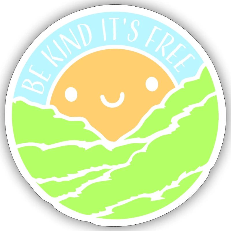 Be Kind It's Free Kindness Statement Saying